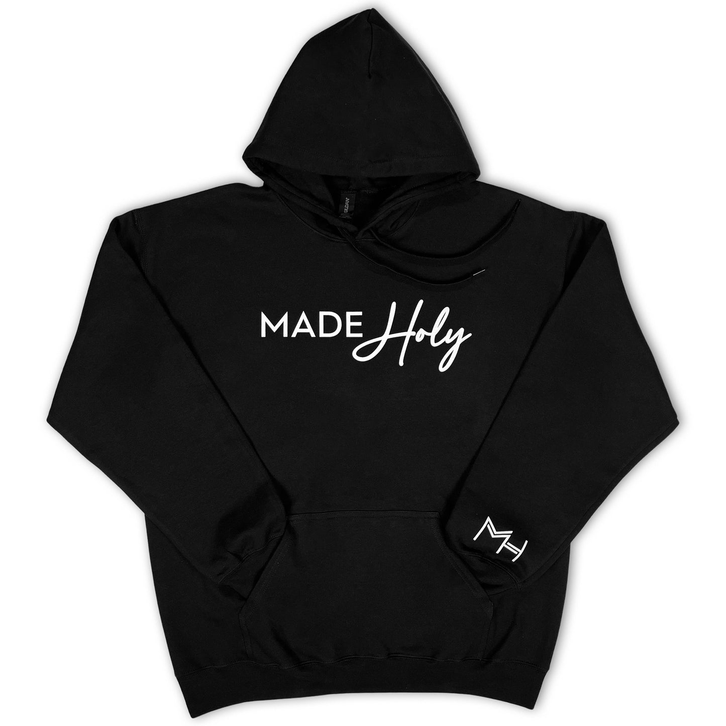 Made Holy Signature Logo Hoodie (Black & White)