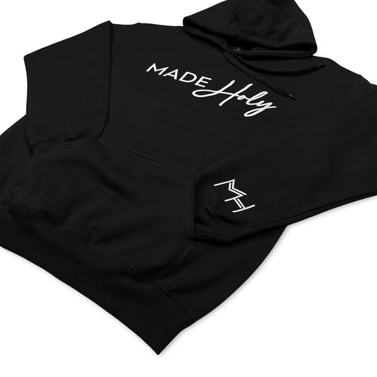 Made Holy Signature Logo Hoodie (Black & White)