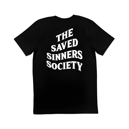 The Saved Sinners Society Tee - Black