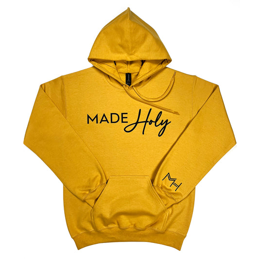 Made Holy Signature Logo Hoodie - Mustard Yellow