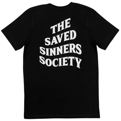 The Saved Sinners Society Tee - Black