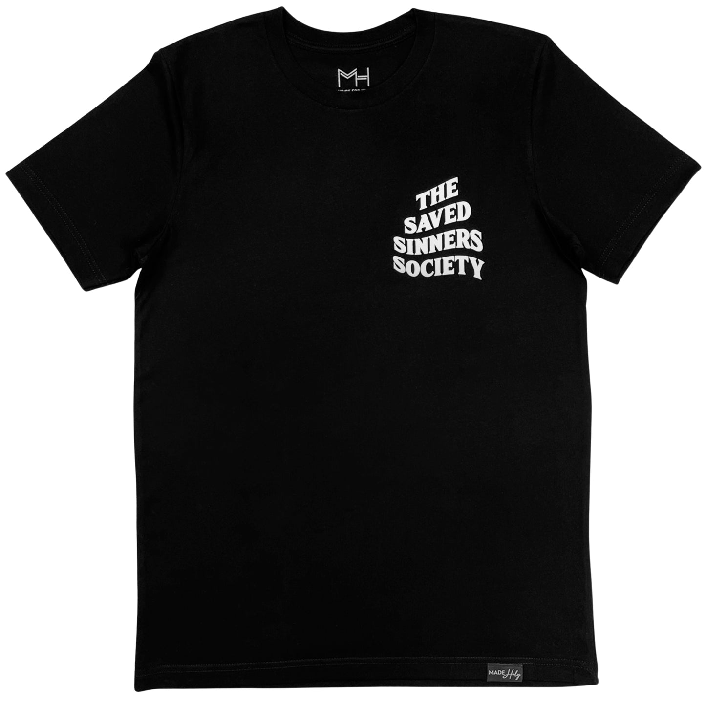 The Saved Sinners Society Tee - Black