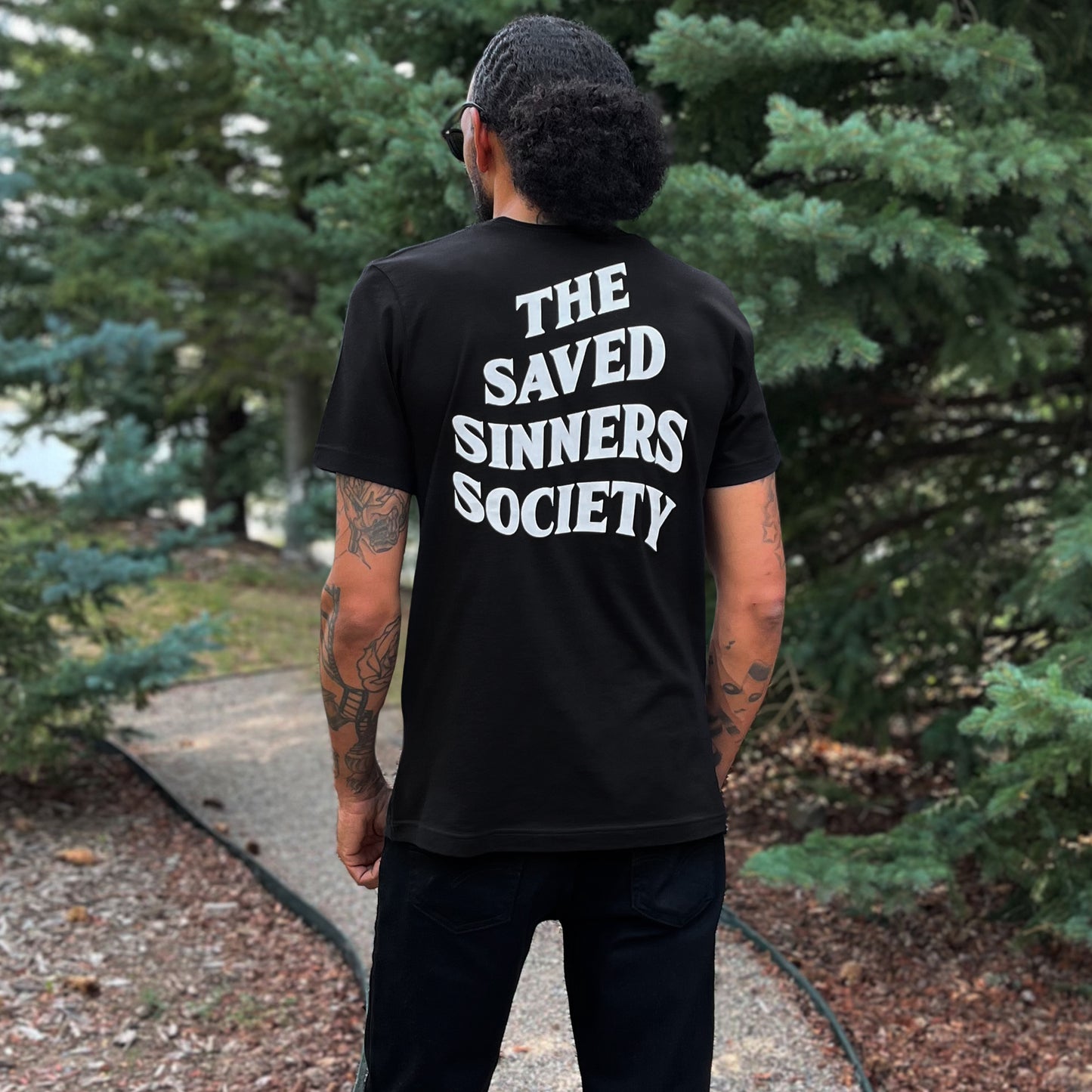 The Saved Sinners Society Tee - Black